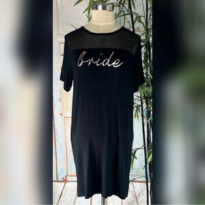 Love Peace Lounge David Bridal Bride Lounge Dress Nightgown